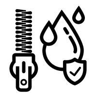 Waterafstotende Rits